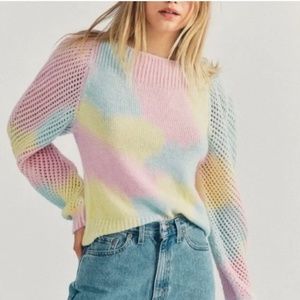 LoveShackFancy Rosie Sweater in Fairytale Size S